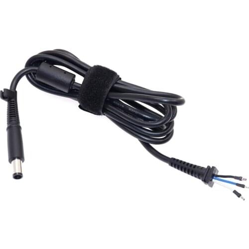 1.8M 7.4 x 5.0 mm Laptop Power Connector Jack Dc Plug Adapter Charger Cable Cord with Central Pin for Hp Notebook Charger