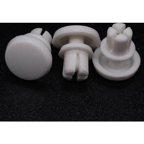 100pcs R2.6-r5 R6 nylon rivet plastic R-shaped PC plate fan white