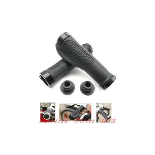 2pcs/pair Mountain Bicycle Handle Grip Covers Road Bike Mtb Cycling Parts Accessories Anti-slip Rubber Handlebar Covers Black