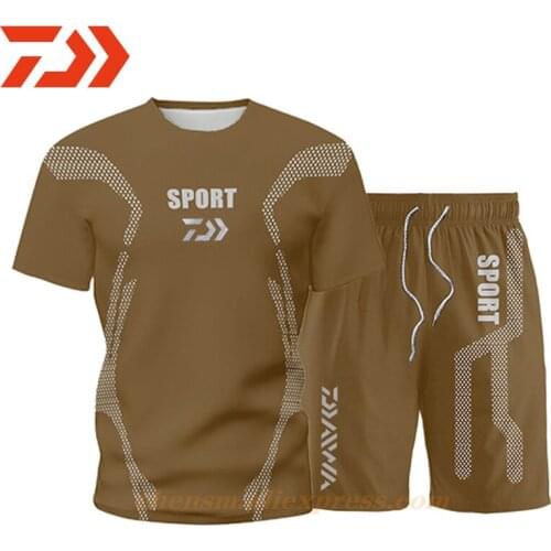 2021 Daiwa Fishing Suits Men Breathable Fishing Clothing Uv Protection Pants Fishing T Shirt Quick Drying Fishing Clothes Summer