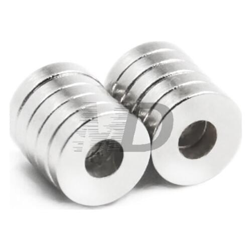 500pcs Super Strong Round Neodymium Countersunk Ring Magnets 8mm x 3mm Hole: 3mm N35 Neodymium Magnet Free Shipping