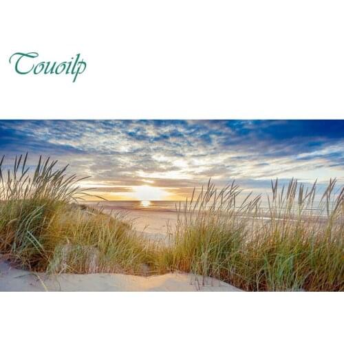 TOUOILP Full Square/Round Drill 5D DIY Diamond Painting "Seascape Beach landscape" 3D Embroidery Cross Stitch Mosaic Home Decor