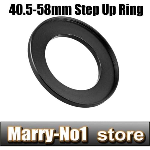 Free shipping 2pcs Black Step Up Filter Ring lens Ring 40.5mm to 58mm 40.5mm -58mm 40.5-58mm