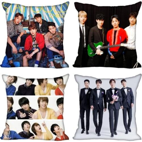 KPOP CNBLUE Pillow Case For Home Decorative Pillows Cover Invisible Zippered Throw PillowCases 40X40,45X45cm