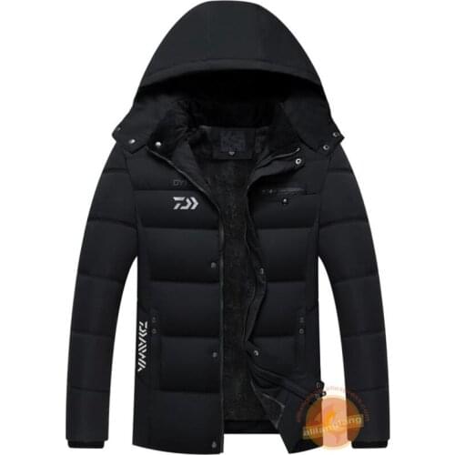 Daiwa Plus Velvet Fishing Jackets 2020 Winter Mens Waterproof Hiking Fishing Clothing Keep Warm Outdoor Sport Fishing Clothes
