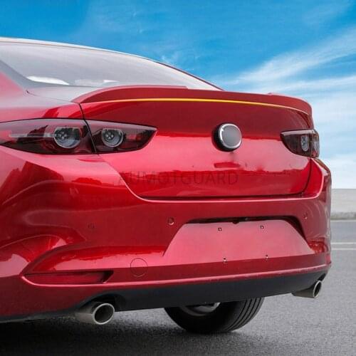 For Mazda3 Mazda 3 2019 2020 2021 Auto Rear Wing Sedan Blade Modified Fixed Wind Wing Decoration Car Accessories