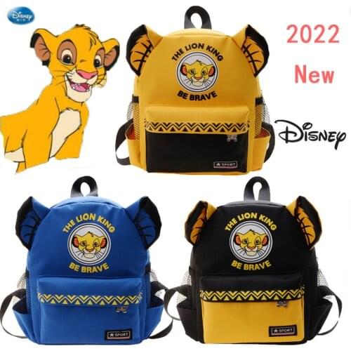 100% Genuine The Lion King Simba 2020 New Backpack Kids anti-lost Lion King School cute Bag Children toy Birthday gift doll