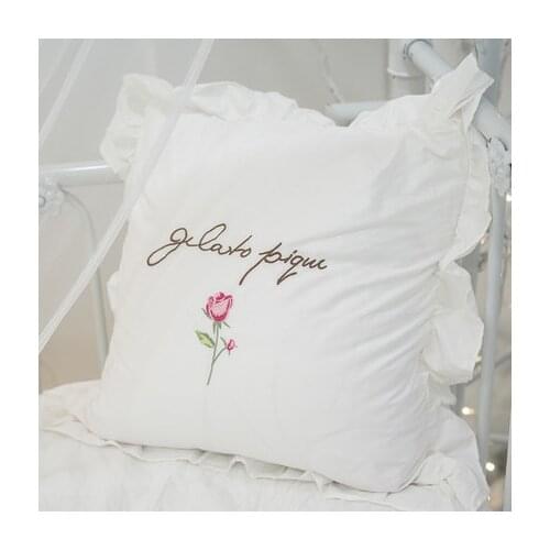 Cotton Woven cushion cover Iovry Tassels pillow cover Morroccan Style Tuft for Home decoration Sofa Bed 45x45cm