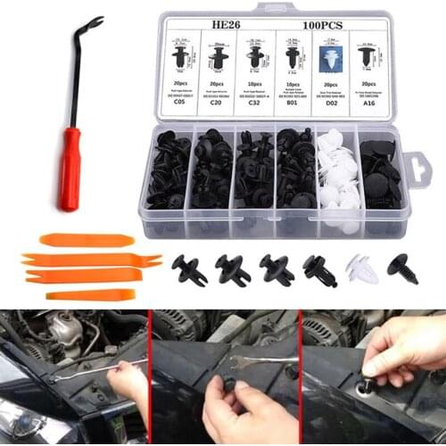 Fastener Clips Fastener Rivet Clips Automotive Furniture Assembly Expansion Screws Kit Auto Body Clips Set of Bolts and Nuts