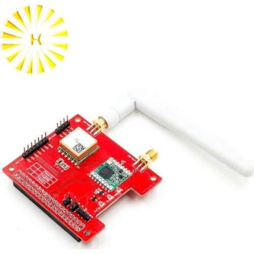 LorGPS HAT V1.0 version Lora/GPS_HAT is a expension module for LoRaWan and GPS for ues with the Raspberry Pi Connector