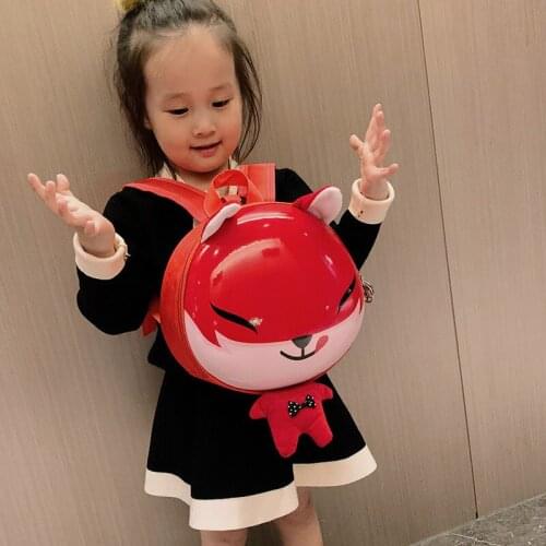 Cartoon Cute CHILDRENS Rucksack 2020 Summer New Style Eggshell Bag Kindergarten School Bag Men and Women Baby Backpack Fashion