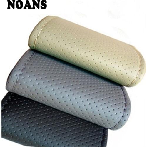 Soft Leather Breathable Hand-sewn Car steering Wheel Cover For Nissan qashqai Citroen c4 c5 c3 Chevrolet cruze aveo Peugeot