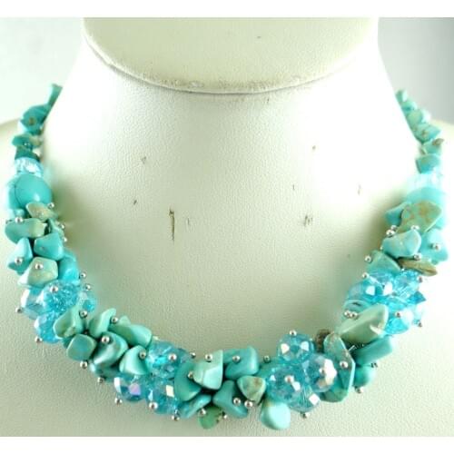 Natural stone Turquoise Opal Quartz crystal tiger eye Beaded Irregular pendant for diy jewelry making necklace AccessoriesA4