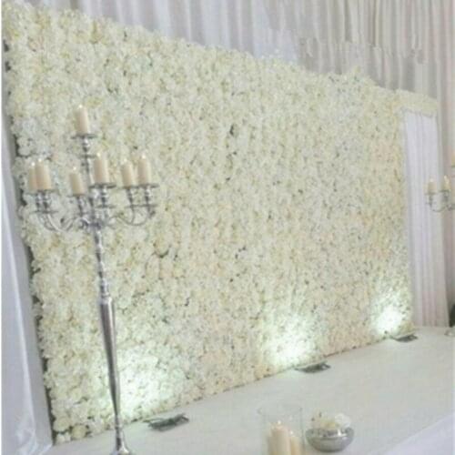 New Arrival Artificial Hydrangea Peony Rose Flower Wall Wedding Backdrop Pillar Road Lead Decoration Supplies 20pcs/lot