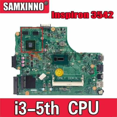 Original Laptop motherboard For DELL Inspiron 3542 i3-5005U Mainboard CN-0M0HGX 0M0HGX 13269-1 SR244 N15V-GM-S-A2 DDR3