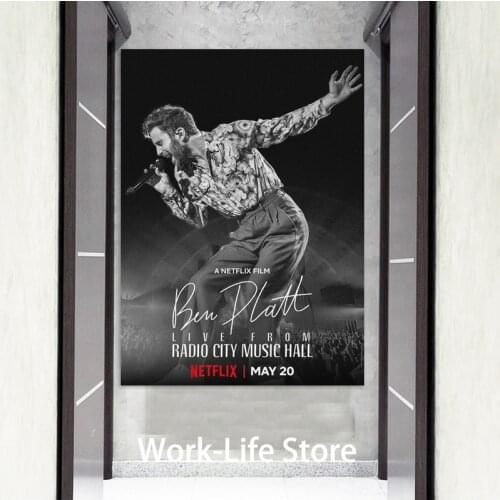 Posters and Prints Ben Platt Poster Wall Art Benjamin Schiff Platt Picture Canvas Painting for Room Home Decor