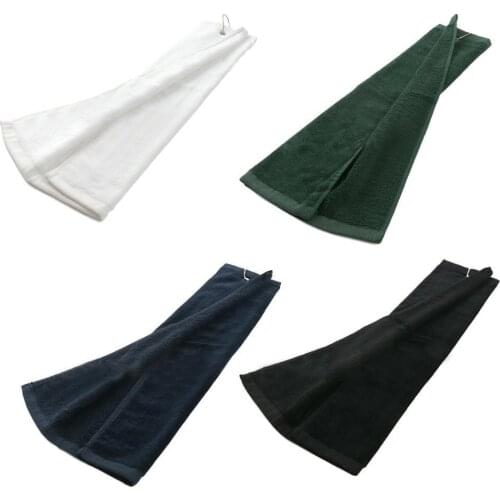 High Quality 40*32cm Golf Towel with Hook Hand Towel Dropshipping Blend Colors Towel Material Soft Cotton 4 Cotton Golf Tow R0F3