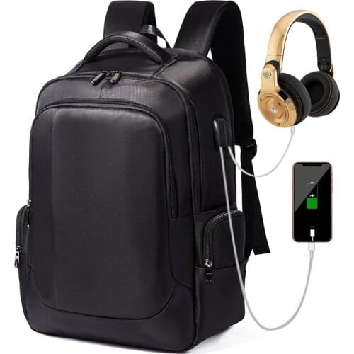 High Quality Men Laptop Rucksack Travel Backpack For Teenagers Large Capacity Business USB Charge College School Shoulder Bags
