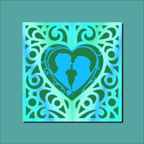 Wedding Lovers Metal Cutting Die for Craft Dies Stencil Templates Scrapbooking Embossing Knife Mould Punch Making Cards Dies New