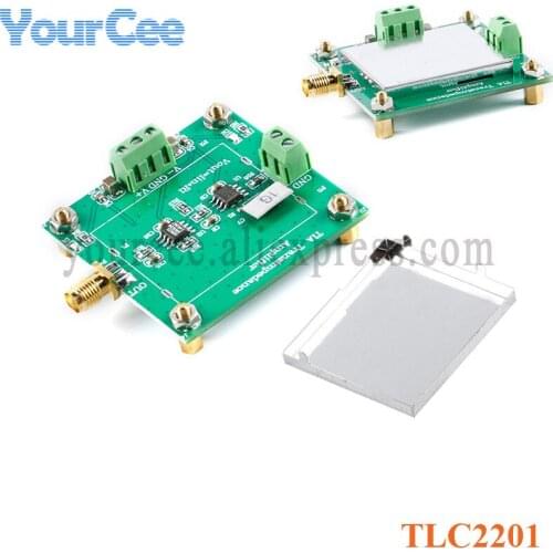 TLC2201 TIA Transimpedance Amplifier Module Weak Current Measurement Module IV Conversion Preamplifier Silicon Light Detection