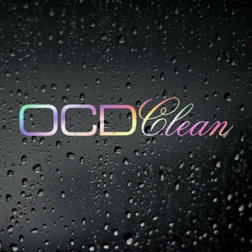 Three Ratels FD559 OCD Clean Oil Slick Chrome Sticker For JDM Drift Euro DUB Campervan Show Car