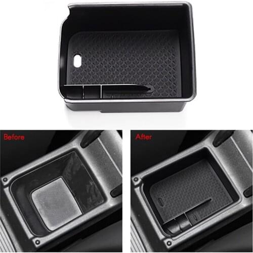 Car Armrest Storage Box for for-Golf 8 MK8 GTE R 2020 2021 Central Control Armrest Box Auto Interior Accessories