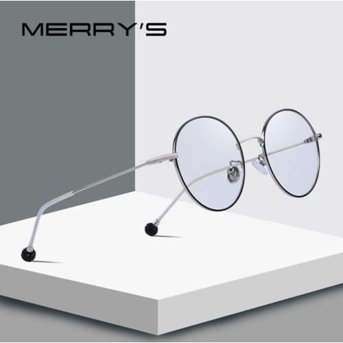 MERRYS DESIGN Women Fashion Round Glasses Retro Blue Light Blocking Optical Frames Eyeglasses S2090