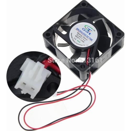10pcs/lot 60mm 25mm 24V 6025 2Pin DC PC Case Cooling Fan 6cm
