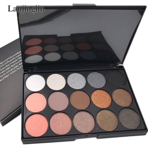 15 Color Eyeshadow Palette Makeup Multiple Color Waterproof Matte Color Eyeshadow Set Makeup a variety of Color Eye Shadow