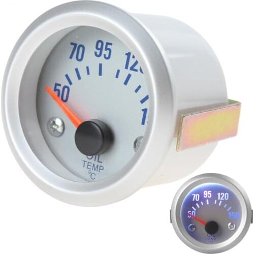 2 Inch Universal Durable 52mm 50~150 Celsius Degree Car Oil Temperature Meter Gauge with Sensor for Auto Car