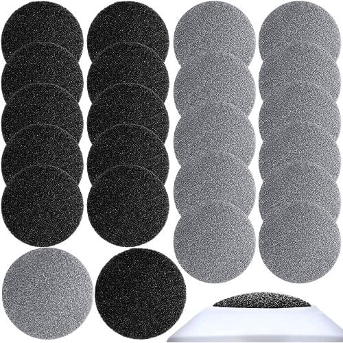 20 Pieces Regular Coarse Replacement Pads for Portable Electric Foot Grinder Foot File Vacuum Adsorption Electric Callus Remover