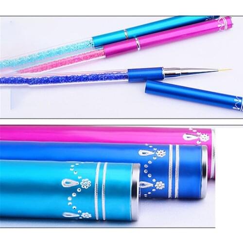3Colors Nail Art Pen Dotting Drawing Painting UV Gel Liner Polish Brush Set Nail Art Dotting Tools Hot Sale