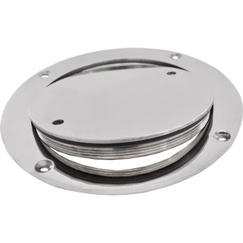 Boat Marine 4" 316 Stainless Steel Deck Plate Boat Marine Fittings