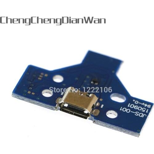 ChengChengDianWan 14PIN 14 pin USB Charging charge charger power Port Socket For PS4 controller with jds-001 board 2pcs/lot
