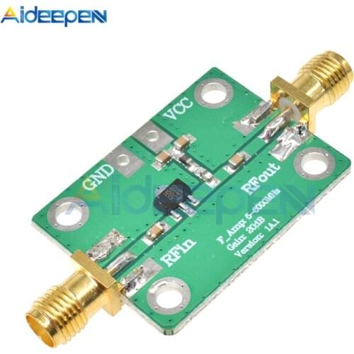 DC 3.3V-5.5V HMC580 Vpp=5V RF Low Noise Amplifier Module 1-1000MHz Gain 20dB Noise Coefficient 2.8dB 50 ohm