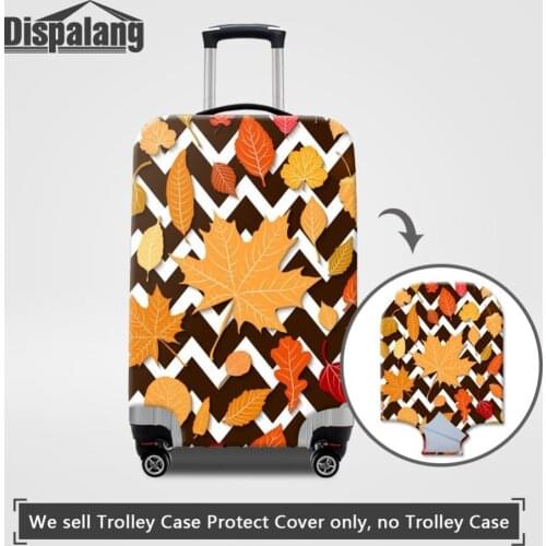 Dispalang Maple Leaf Elastic Luggage Protective Cover For 18-32 inch Trolley Suitcase Protect Dust Bag Case Travel Accessories