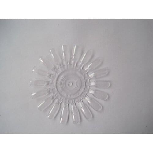 1pc nail art Round and Oval Shape Transparent and Natural Color Polish Tip Display Wheel nail art design display nail display