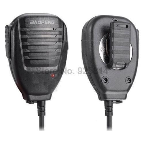 By DHL or EMS 100 pieces Free shipping Radio Speaker Mic FOR Puxing PX-888K Wouxun KG-UVD1P Baofeng UV-5R 3R