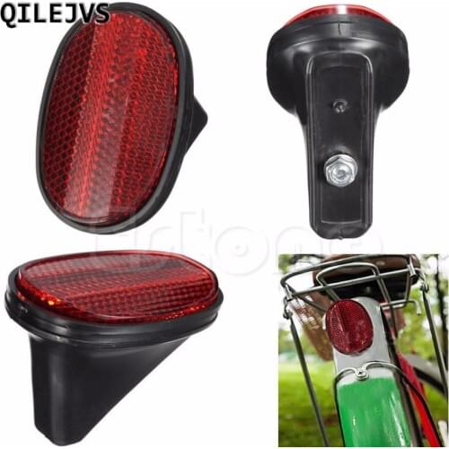 QILEJVS Red Bicycle Bike Rear Fender Safety Warnning Reflector Tail MudGuard Cycling New Warning Light