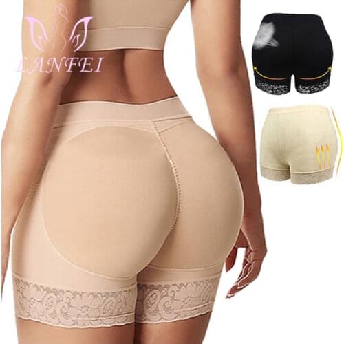 LANFEI Women Butt Lifter Body Shaper Tummy Control Panties Buttocks Open Instan Padded Boyshorts Hip Enhancer Slimming Underwear