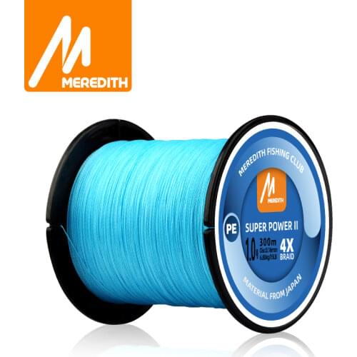 MEREDITH 300M/330Yard 4 Braid Fishing PE Lines 15-80lb Winter Sea Rope Wire Multifilament for Carp Fishing Wire
