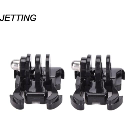 HOT 2pcs/lot Helmet Accessories Mount Basic Adapter Buckle For Go Pro Hero 3+/3/4 SJ4000/5000/6000