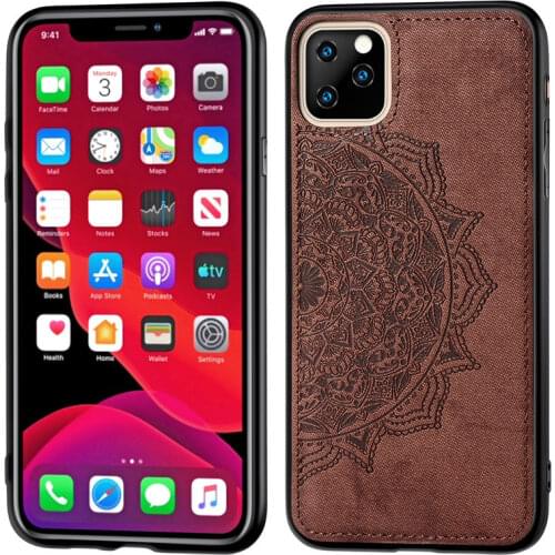 Magnetic PU Leather Phone Case For iPhone 12 11 Pro Max XR XS Max X 7 8 Plus SE 2 12Mini 11 12Pro Solid Color Soft Basck Cover