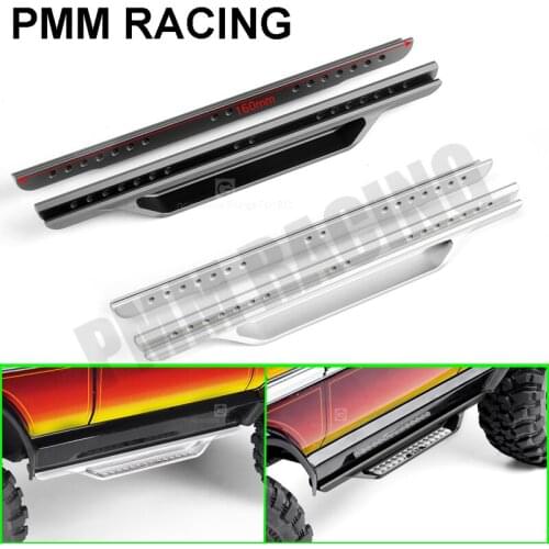 Metal Simulation side pedal side bars modification Parts For 1/10 RC Crawler Car Traxxas TRX4 Defender Accessories