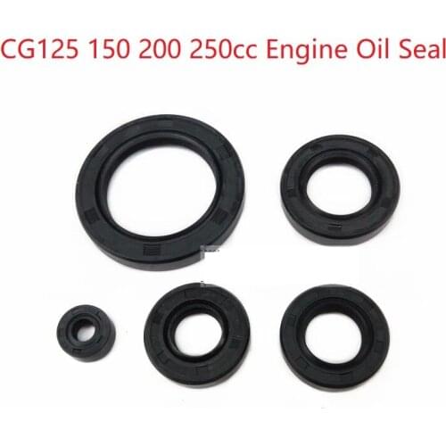 Motorcycle cg 150cc 200cc 250cc 50cc engine oil seal 110cc 125cc zongshen loncin lifan 70cc 90cc dirt pit bike monkey kayo bse
