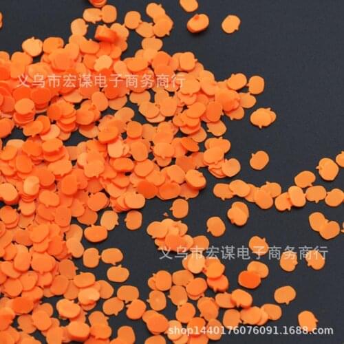 Halloween party/3mm/Pumpkin/15 grams Sequins PVC Flat for DIY Card Making Craft Color Collection