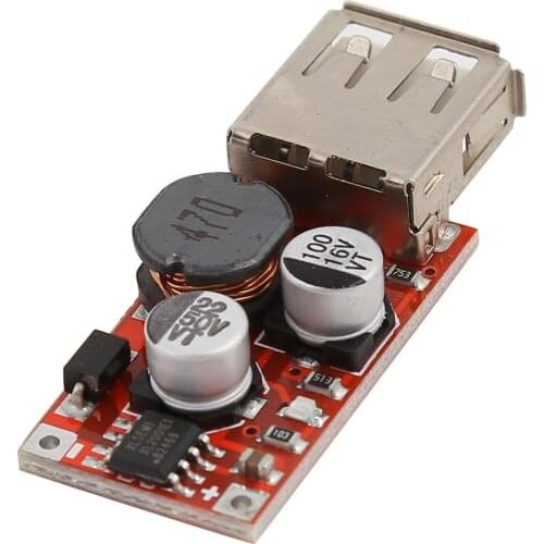 DC-DC 9V/12V/24V to 5V Step Down Converter Charger Power Module 3A Output USB Car Charging Regulator Buck Voltage Board Parts