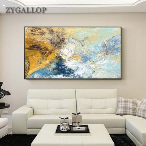 Nordic Colorful Abstract Wall Art Canvas Painting Poster And Prints Modern Pictures for Living Room Decoration Wall Decor Cuadro