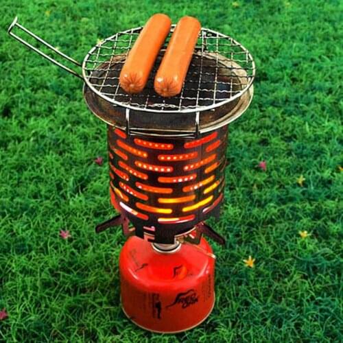 Outdoor Camping Stove Tent Stainless Steel Cover Heating Stove Winter Warmer Heater Picnic Cooking Cooker Stove