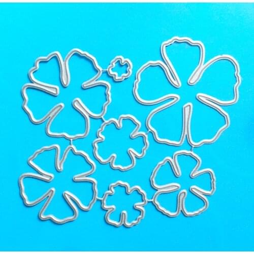 YLCD324 Flower Metal Cutting Dies For Scrapbooking Stencils DIY Album Cards Decoration Embossing Folder Craft Die Cuts Tools New